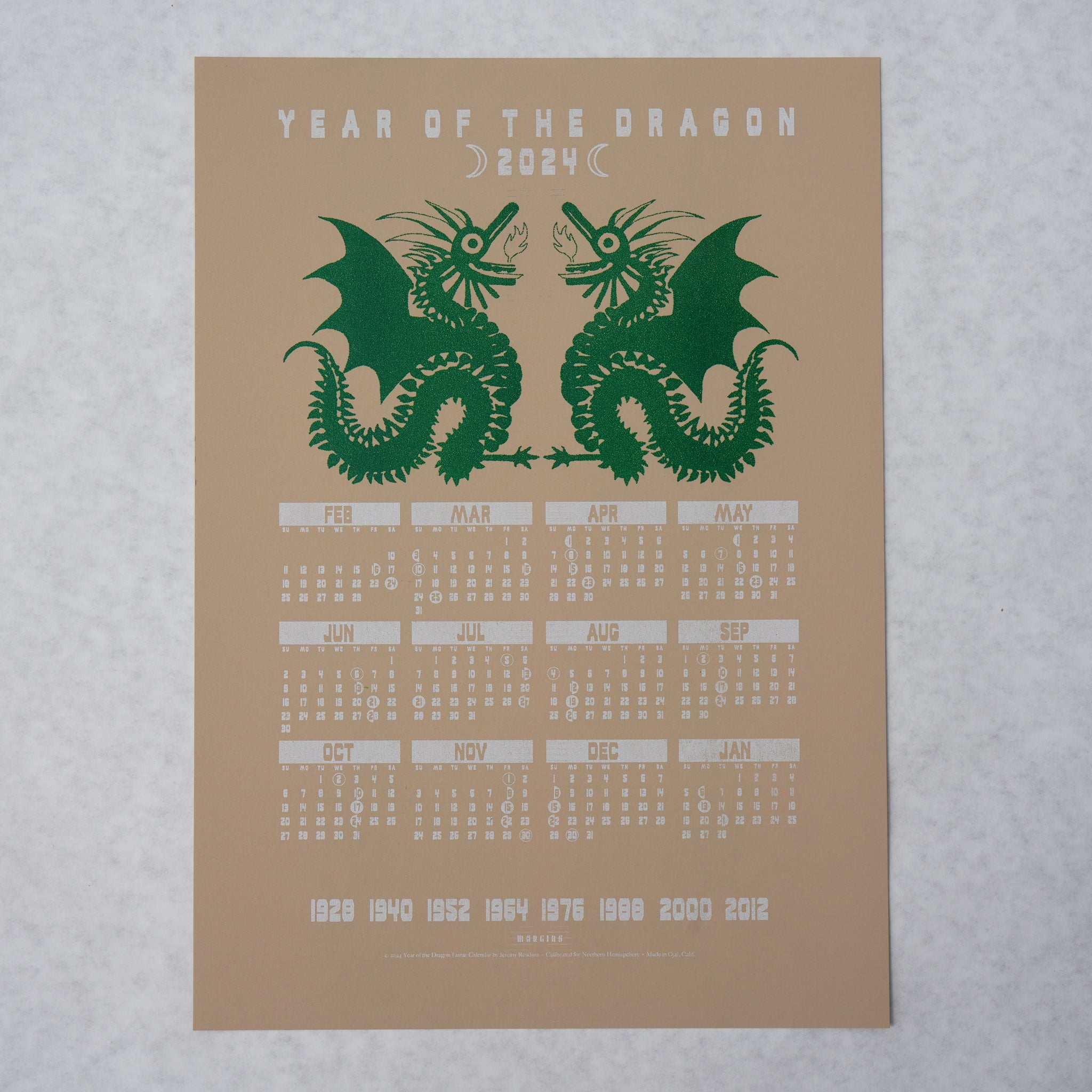 Year of the Dragon - Lunar Calendar