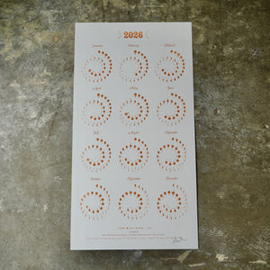 Rose Gold on Recycled White - Large