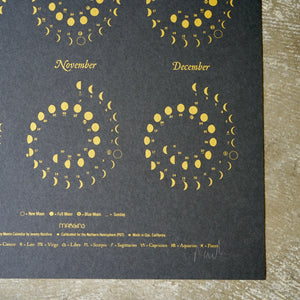 Gold on Black - Large