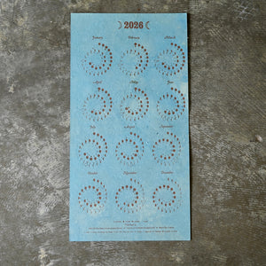 Plantable Wildflower Calendar ECLIPSE BLUE