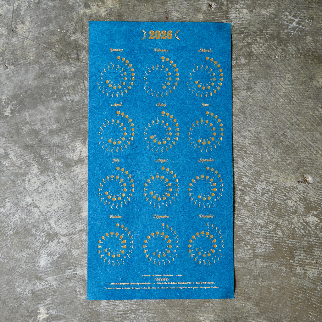 Plantable Wildflower Calendar ECLIPSE BLUE