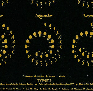 Gold Foil on Black - Small