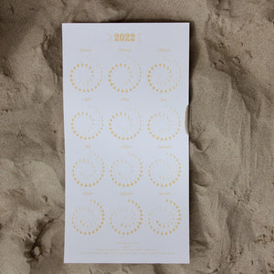 Gold on White