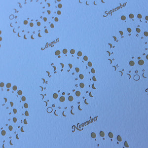 Gold Foil on Pearl White - Small